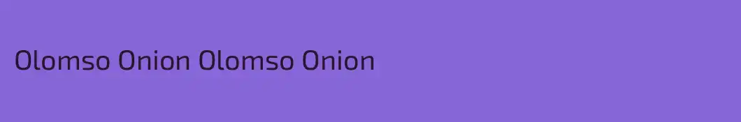 Olomso Onion Olomso Onion